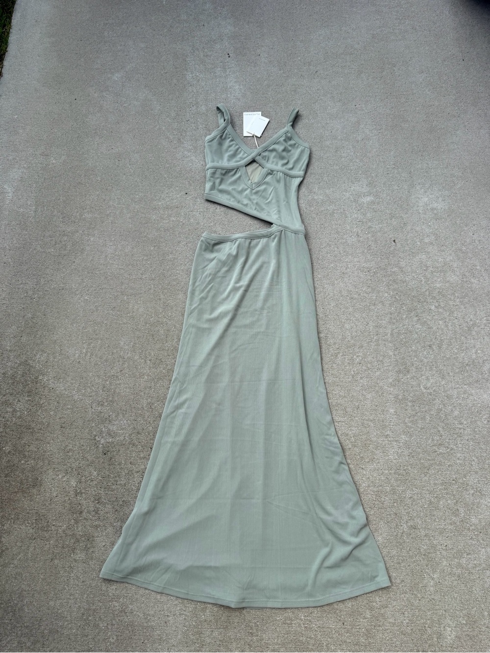 Pepper Mayo Sage Jocelyn Maxi Dress size U.S. 6 NWT
